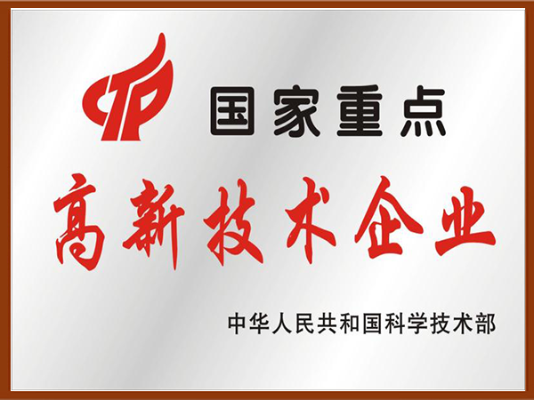 國家重點高新技術(shù)企業(yè)